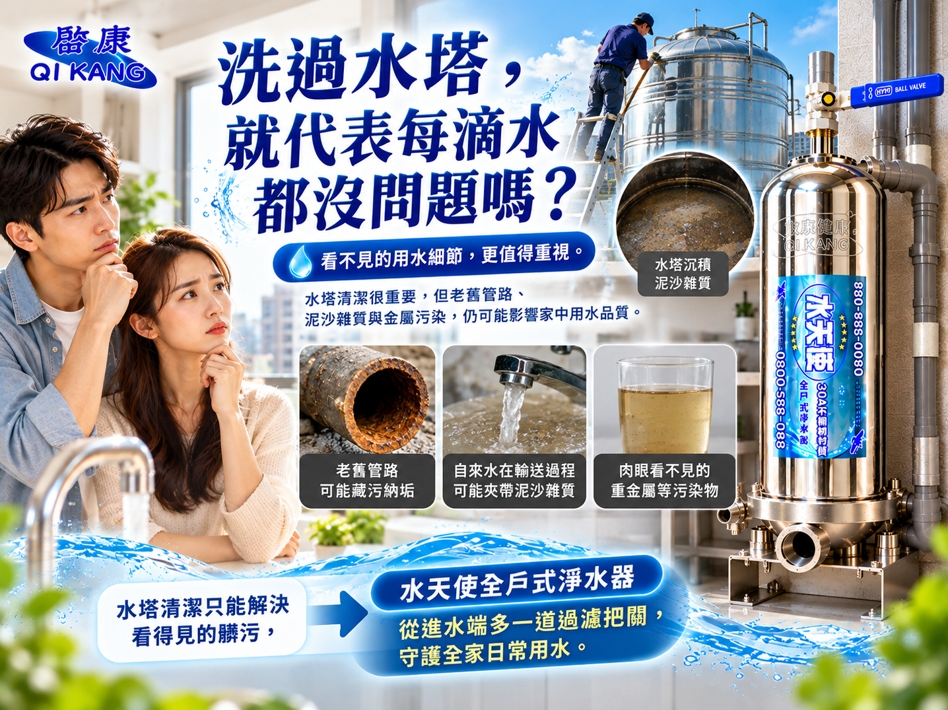 家庭水管與用水設備維護相關介紹